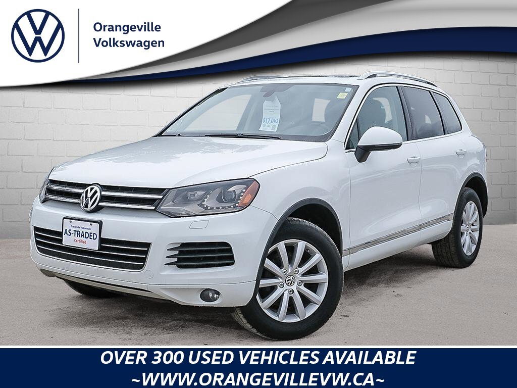 2013 Volkswagen Touareg 3.6L HighlineCERTIFIED AS-TRADED, HTD SEATS, BACKU