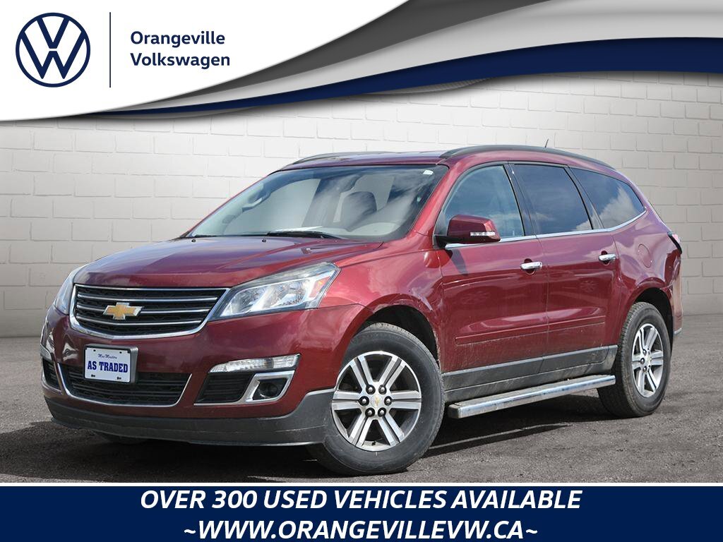 2016 Chevrolet Traverse LT1LT, V6, AWD, HEATED CLOTH, 8-PASSENGER, AS-TRAD