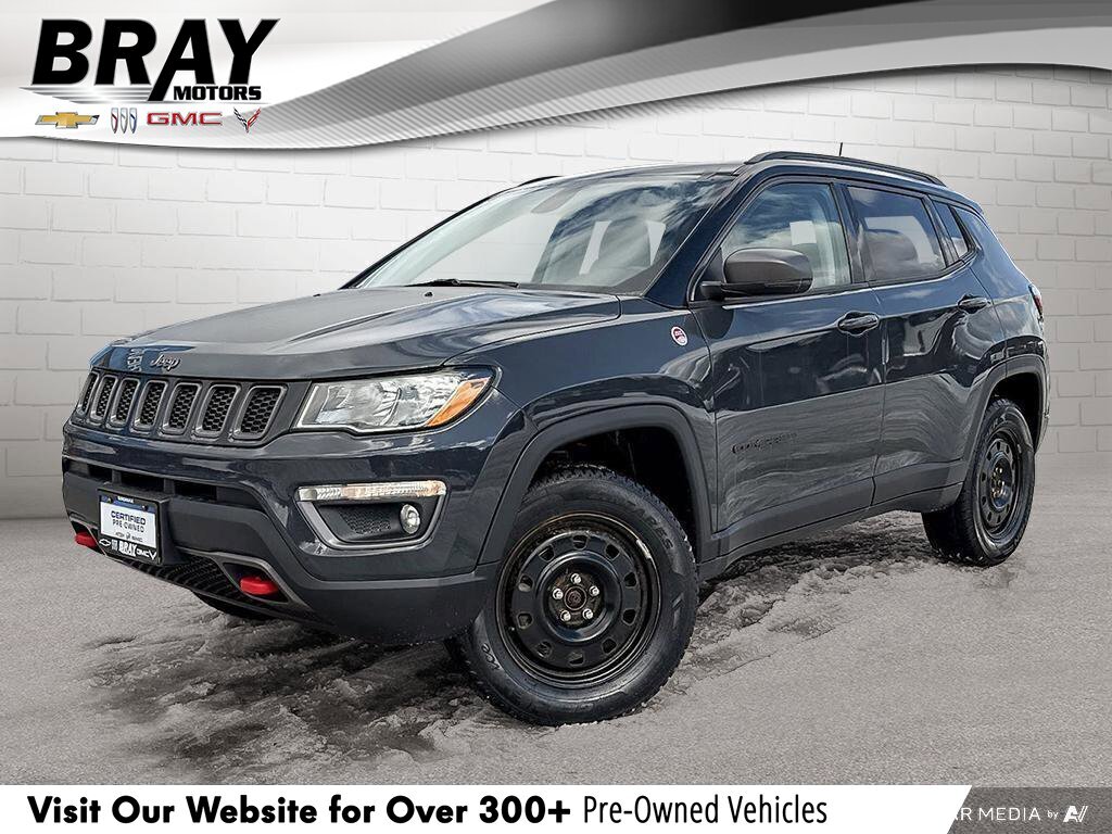 2018 Jeep Compass Trailhawk CERTIFIED PRE-OWNED | HEATED SEATS AND S