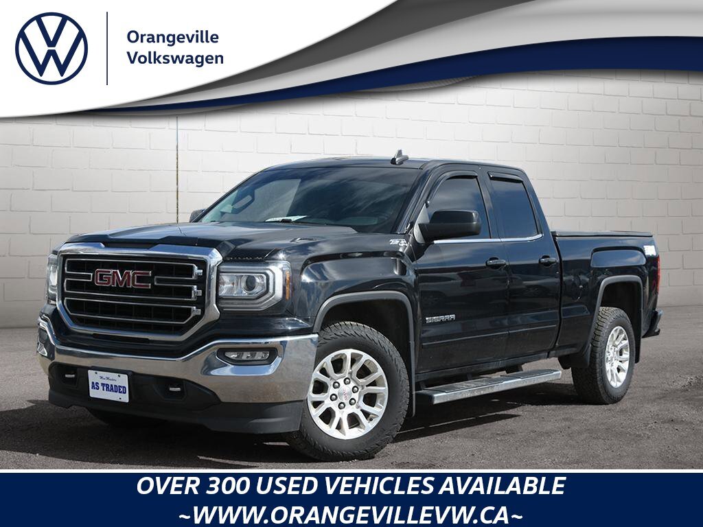 2017 GMC Sierra 1500 SLESLE, DOUBLE, Z71, 4X4, 5.3L, AS-TRADED!