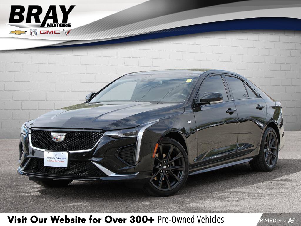 2024 Cadillac CT4 SportONE-OWNER, AWD, CARPLAY, LEATHER, HTD STEERIN