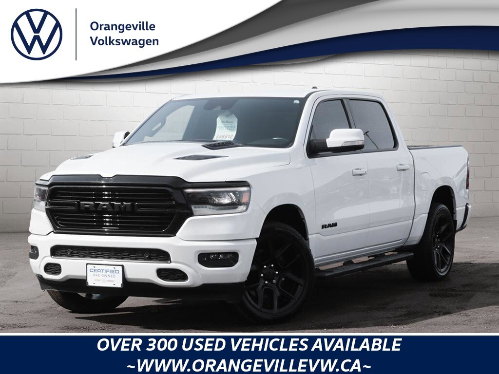 2022 Ram 1500 SportSPORT NIGHT, HEMI, CREW, 4X4, NAV, HEATED SEA