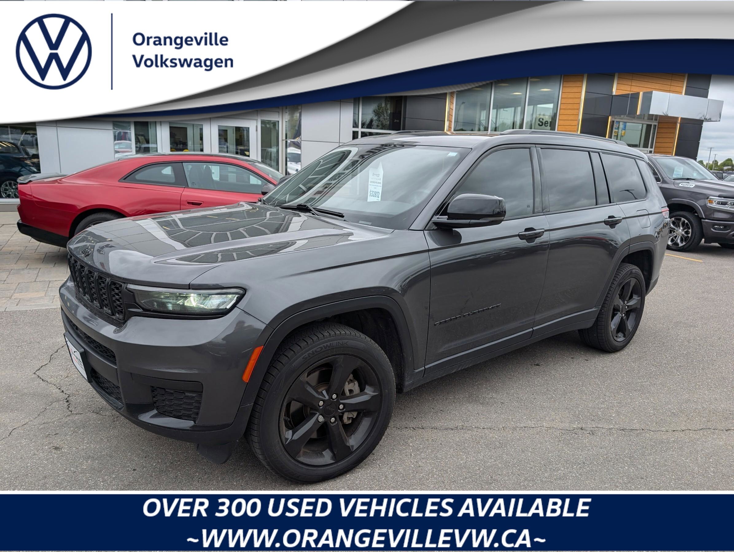 2021 Jeep Grand Cherokee L AltitudeALTITUDE, V6, ROOF, HTD LEATHER/SUEDE, TOW