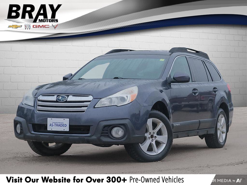 2014 Subaru Outback 2.5i Touring PackageAS-TRADED, SUNROOF, AWD, HEATE