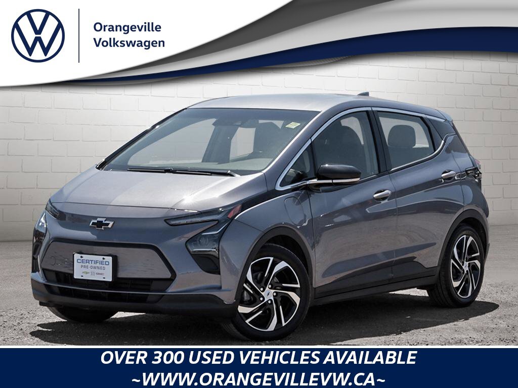 2023 Chevrolet Bolt EV 1LTLT, 416KM RANGE, HEATED CLOTH/WHEEL, 1-OWNER!