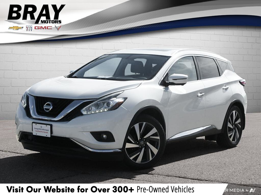 2018 Nissan Murano PlatinumONE-OWNER, ACCIDENT-FREE, AWD