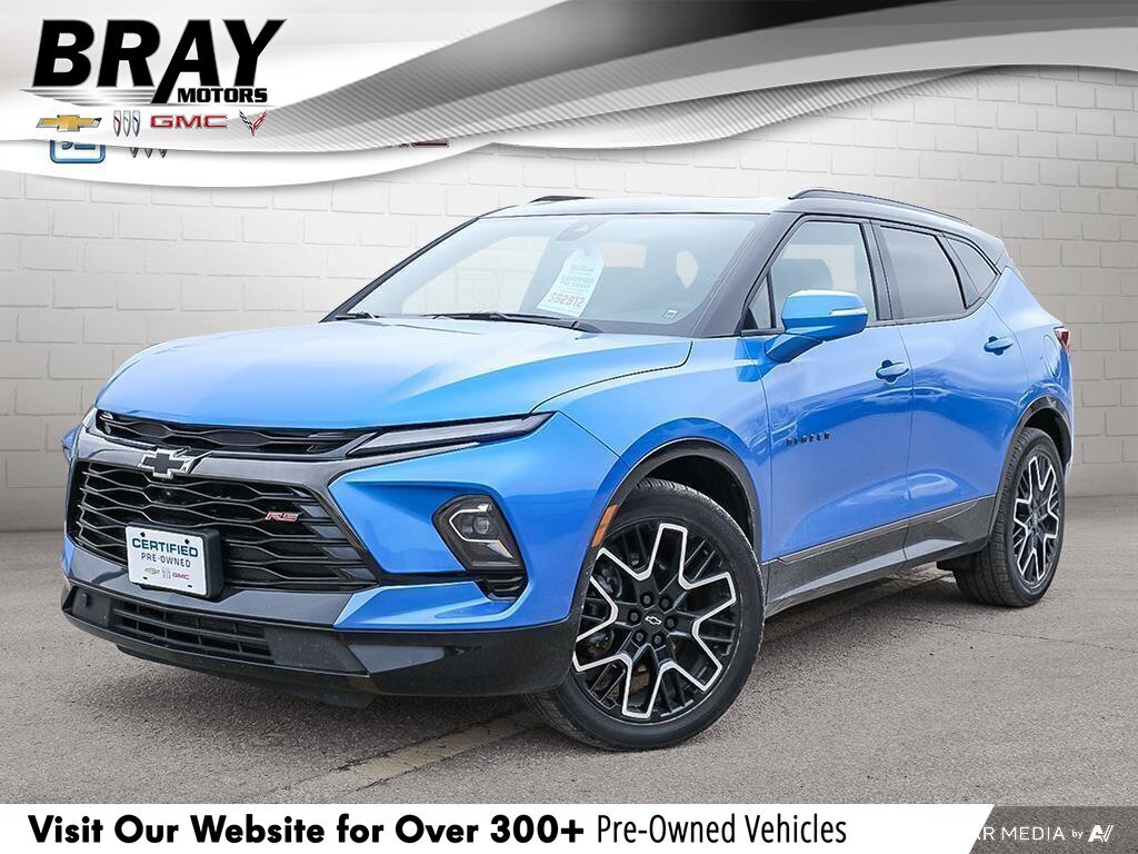 2024 Chevrolet Blazer RSRS AWD, V6, NAV, ROOF, HTD/COOL, COMPANY CAR!
