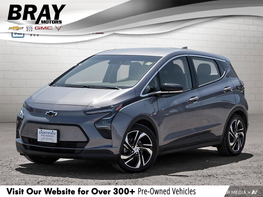 2023 Chevrolet Bolt EV 1LTLT, 416KM RANGE, HEATED CLOTH/WHEEL, 1-OWNER!