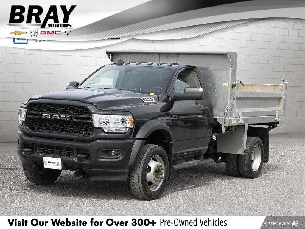 2019 Ram Ram 5500 Cab-Chassis TradesmanTRADESMAN, DUMP BOX, 4X4, CUMMINS, GOOD K