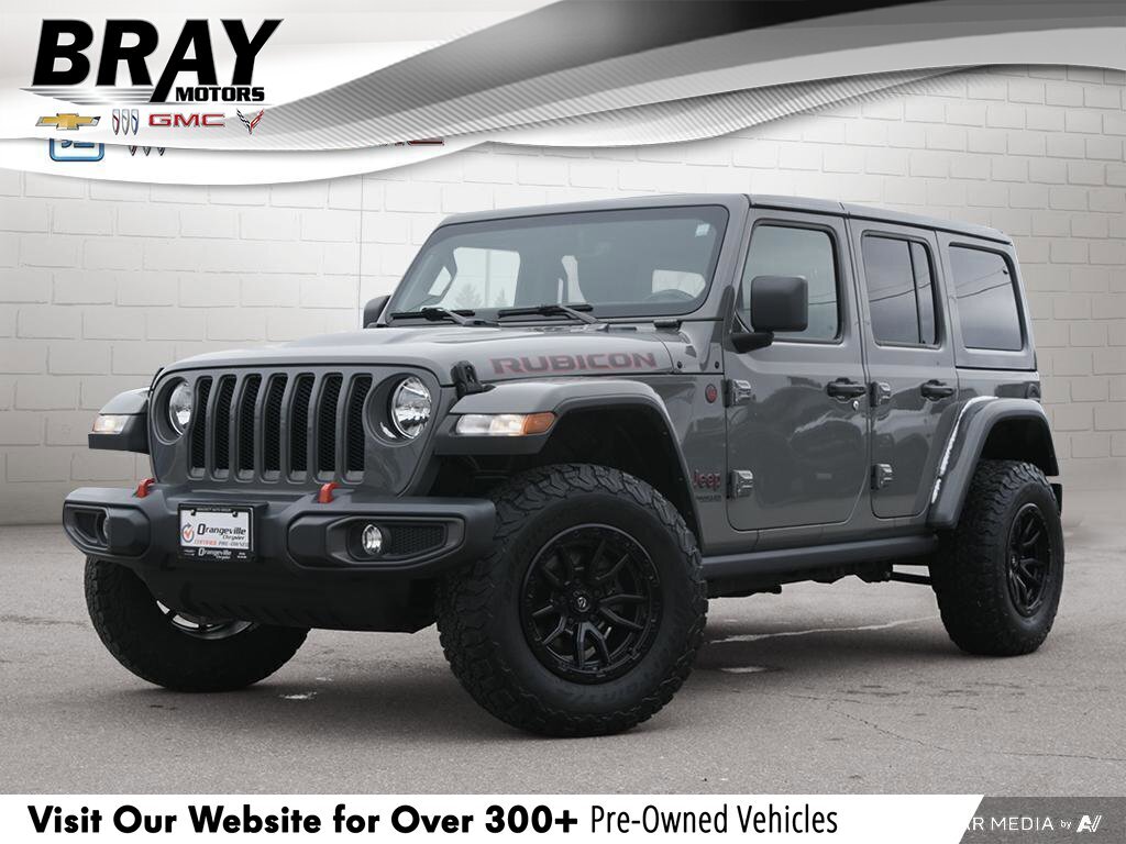 2021 Jeep Wrangler Unlimited RubiconRUBICON, 2.0T, NAV, HTD LEATHER, 