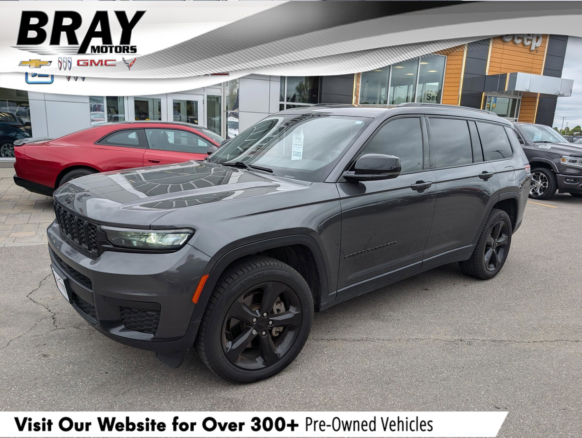 2021 Jeep Grand Cherokee L AltitudeALTITUDE, V6, ROOF, HTD LEATHER/SUEDE, TOW