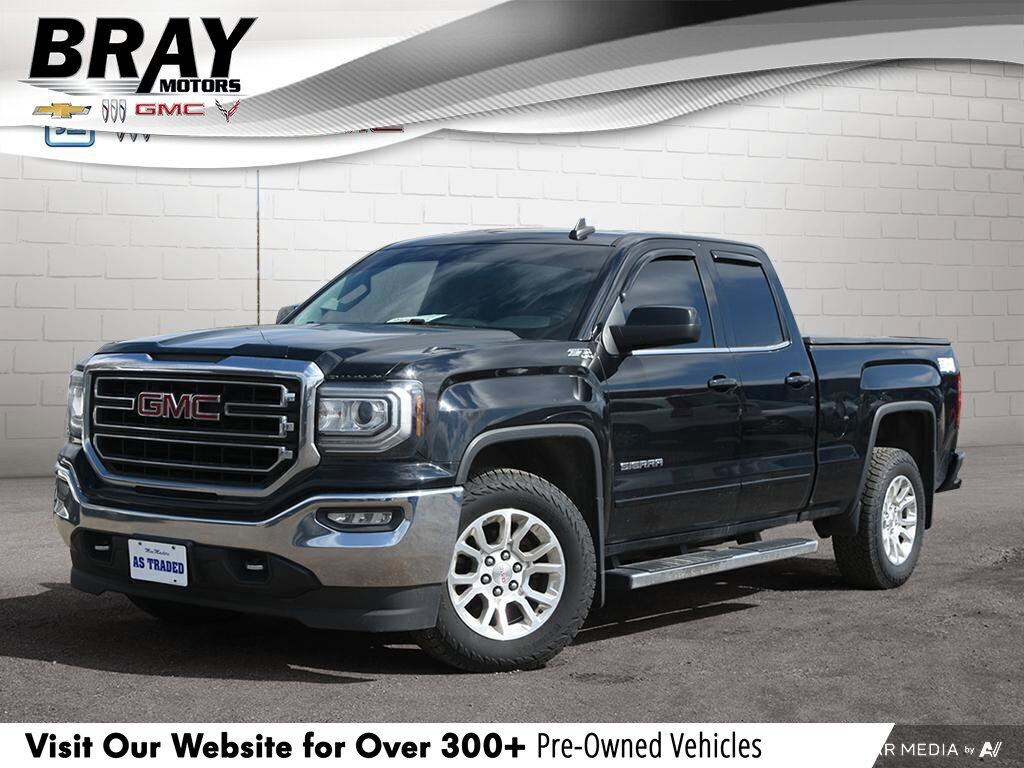 2017 GMC Sierra 1500 SLESLE, DOUBLE, Z71, 4X4, 5.3L, AS-TRADED!