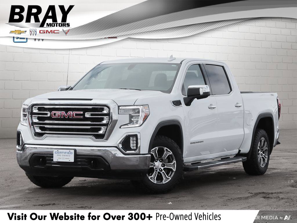 2021 GMC Sierra 1500 SLTSLT, CREW, X31, 4X4, HEATED LEATHER, 1-OWNER!
