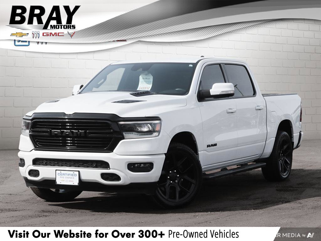2022 Ram 1500 SportSPORT NIGHT, HEMI, CREW, 4X4, NAV, HEATED SEA