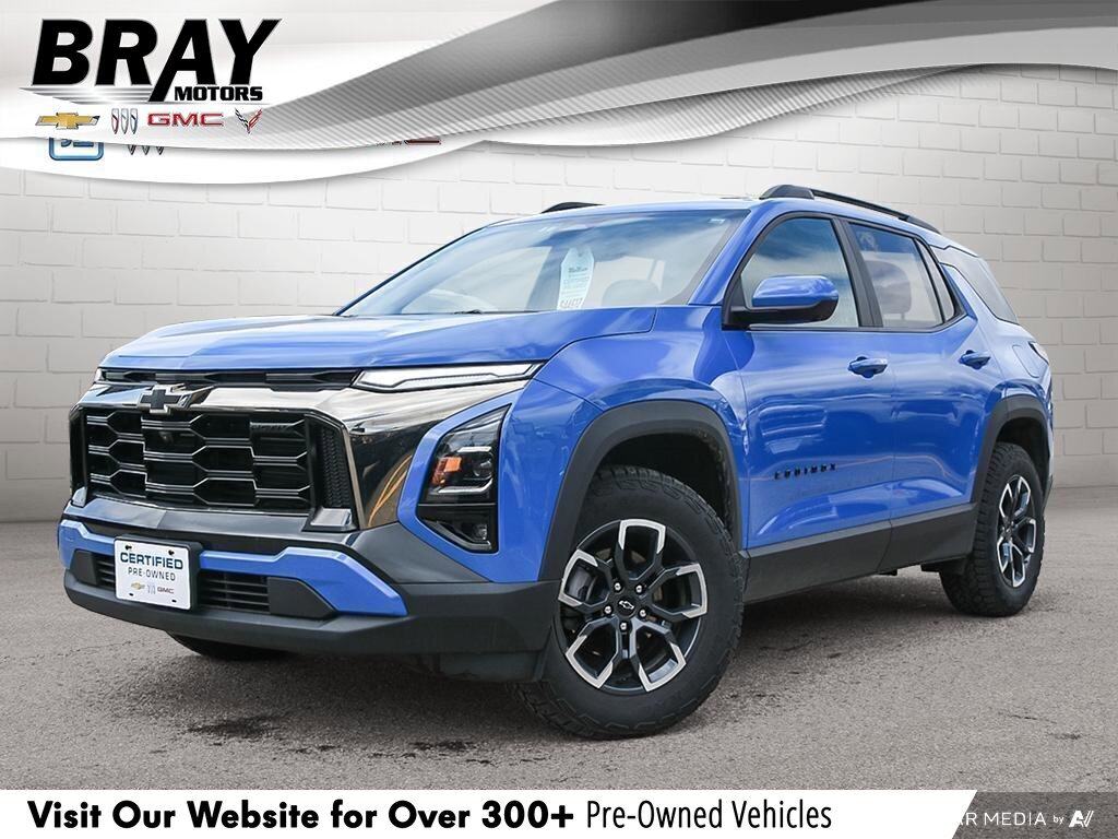 2025 Chevrolet Equinox AWD ACTIVACTIV, AWD, HEATED/COOLED, REMOTE START, 