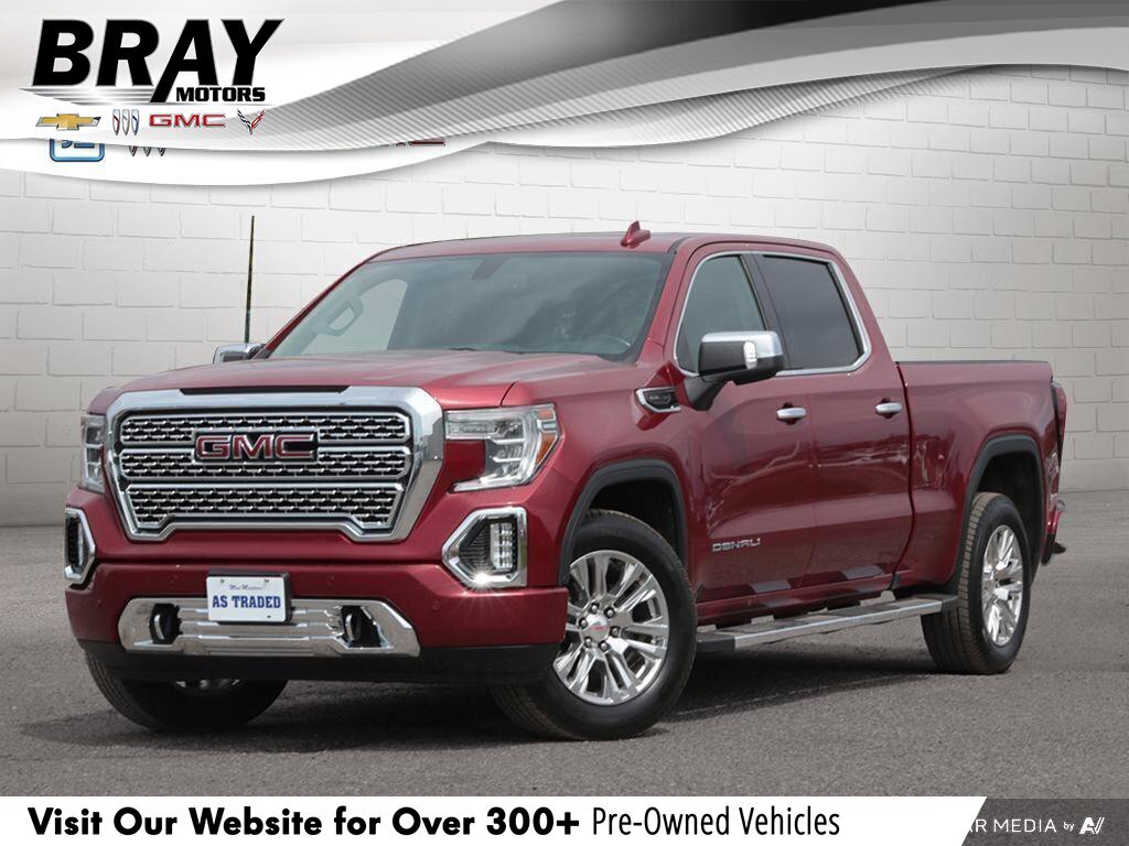 2019 GMC Sierra 1500 DenaliDENALI, CREW, 4X4, 5.3L, NAV, ROOF, HTD/COOL