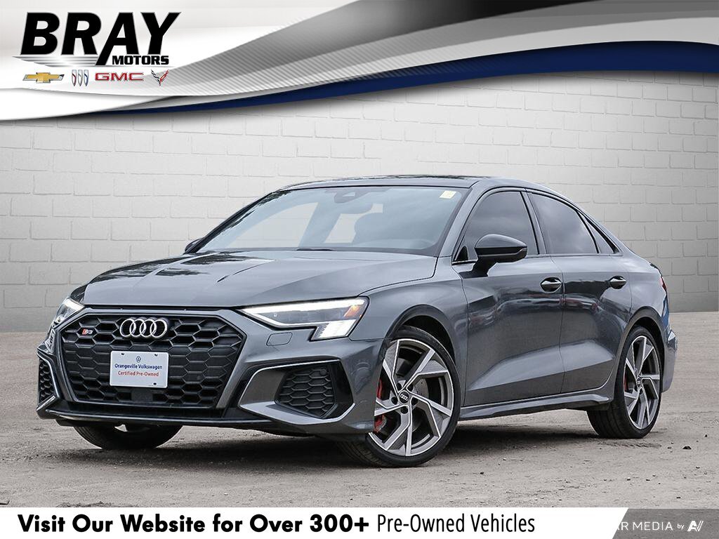 2022 Audi S3 Sedan TechnikDIGITAL DASH, QUATTRO AWD, LEATHER, SUNROOF