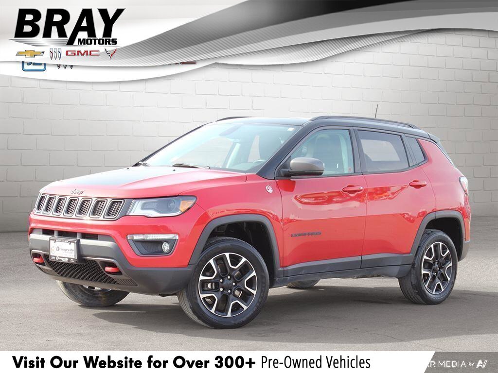 2020 Jeep Compass TrailhawkTRAILHAWK, 4X4, SUNROOF, HEATED SEATS, 1-