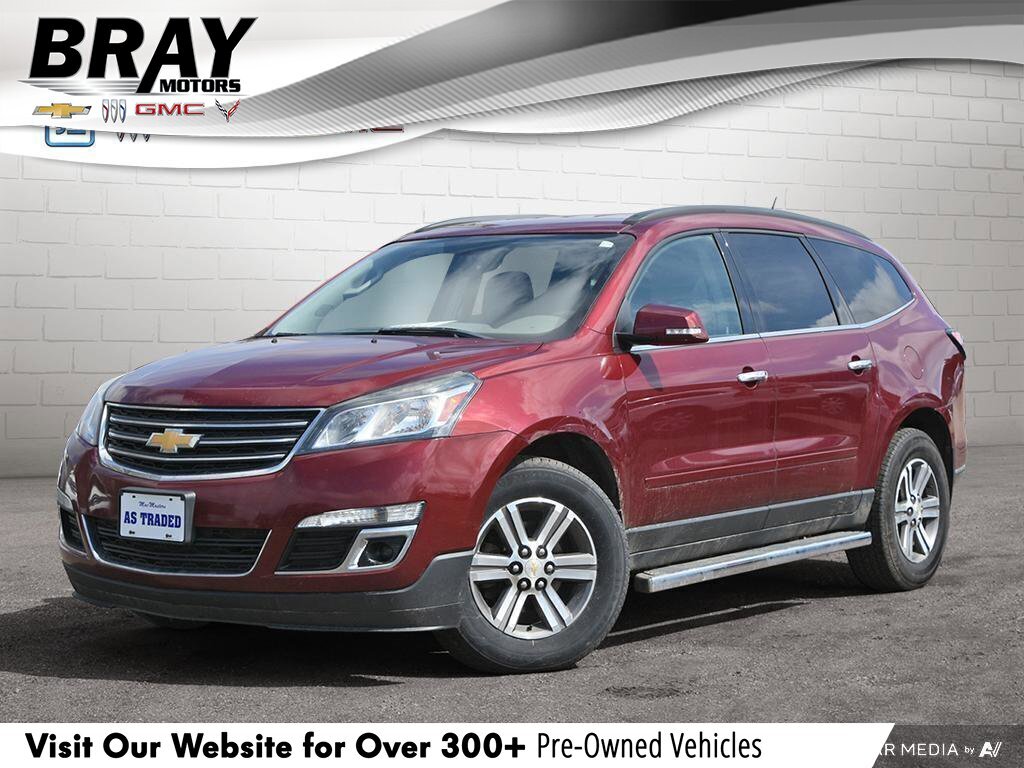 2016 Chevrolet Traverse LT1LT, V6, AWD, HEATED CLOTH, 8-PASSENGER, AS-TRAD
