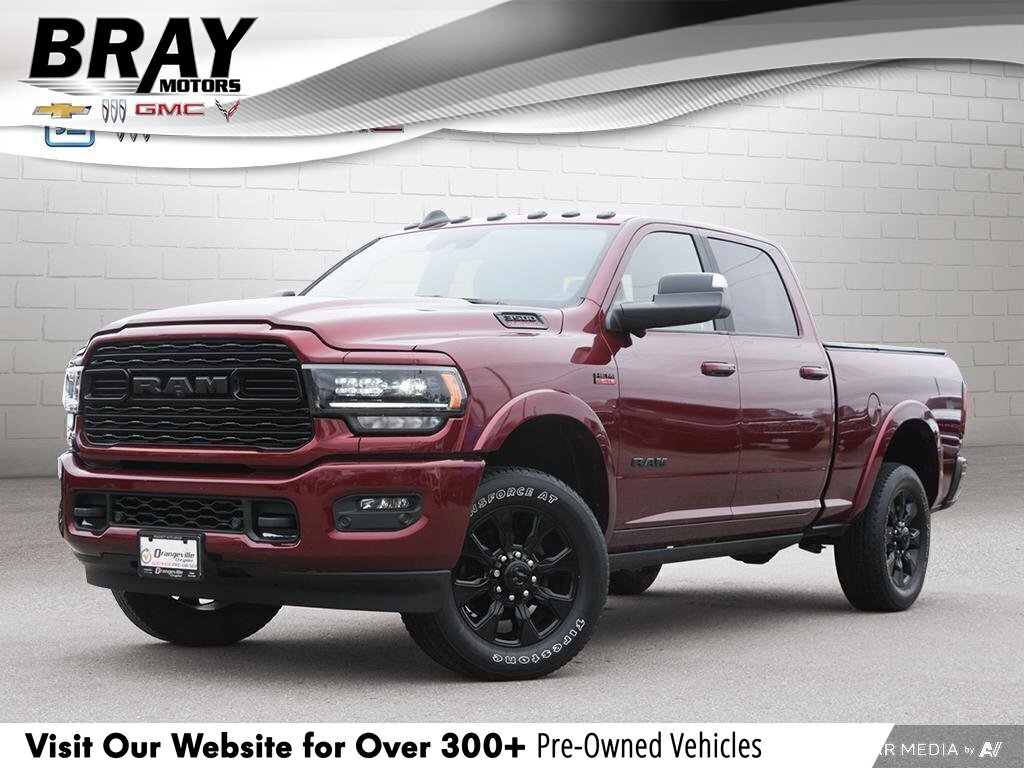 2022 Ram 3500 LimitedLIMITED NIGHT, HEMI, CREW, 4X4, NAV, HTD/CO