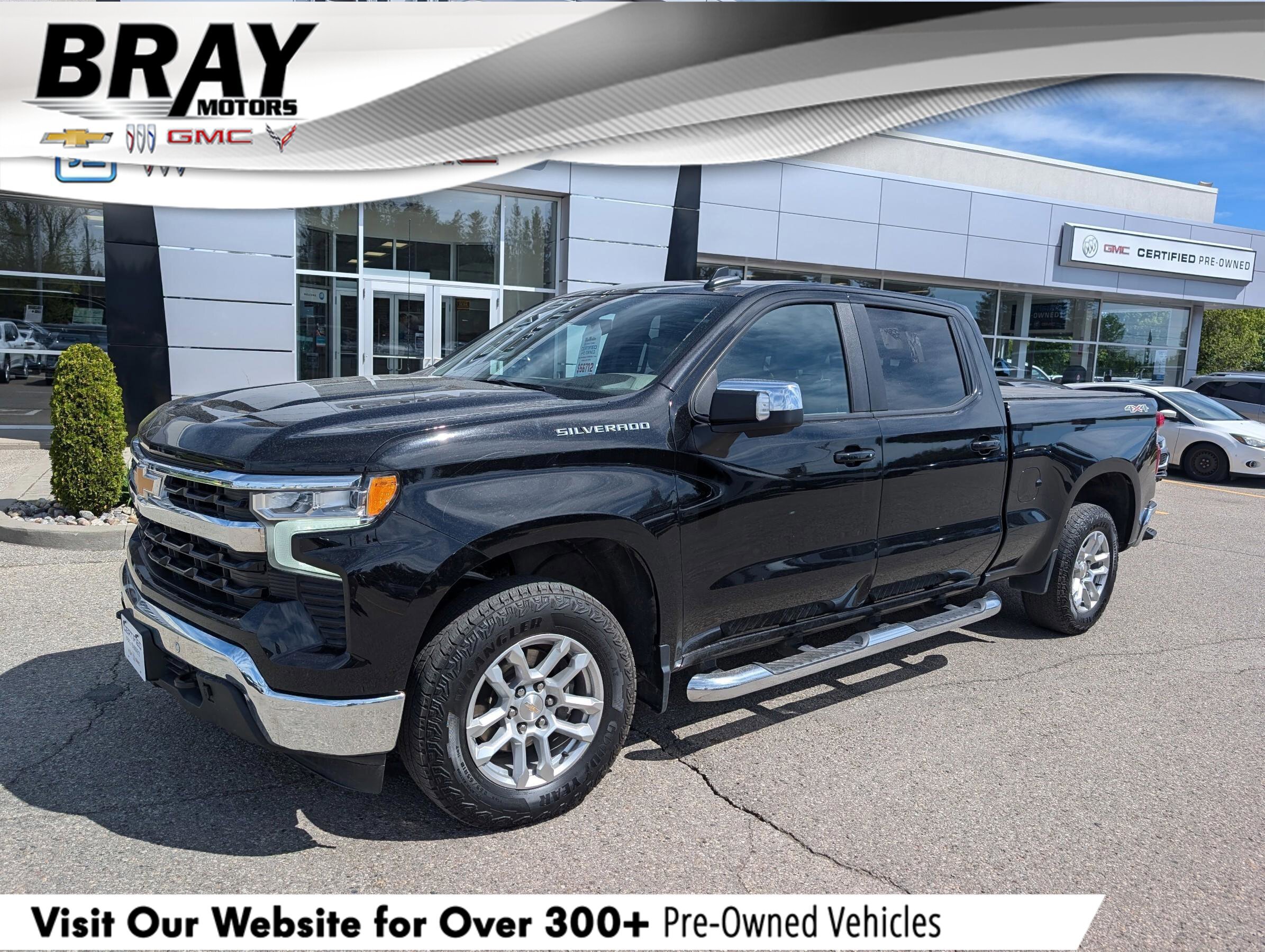 2024 Chevrolet Silverado 1500 LTLT, CREW, 4X4, 5.3L, HEATED CLOTH, 1-OWNER, CLEA