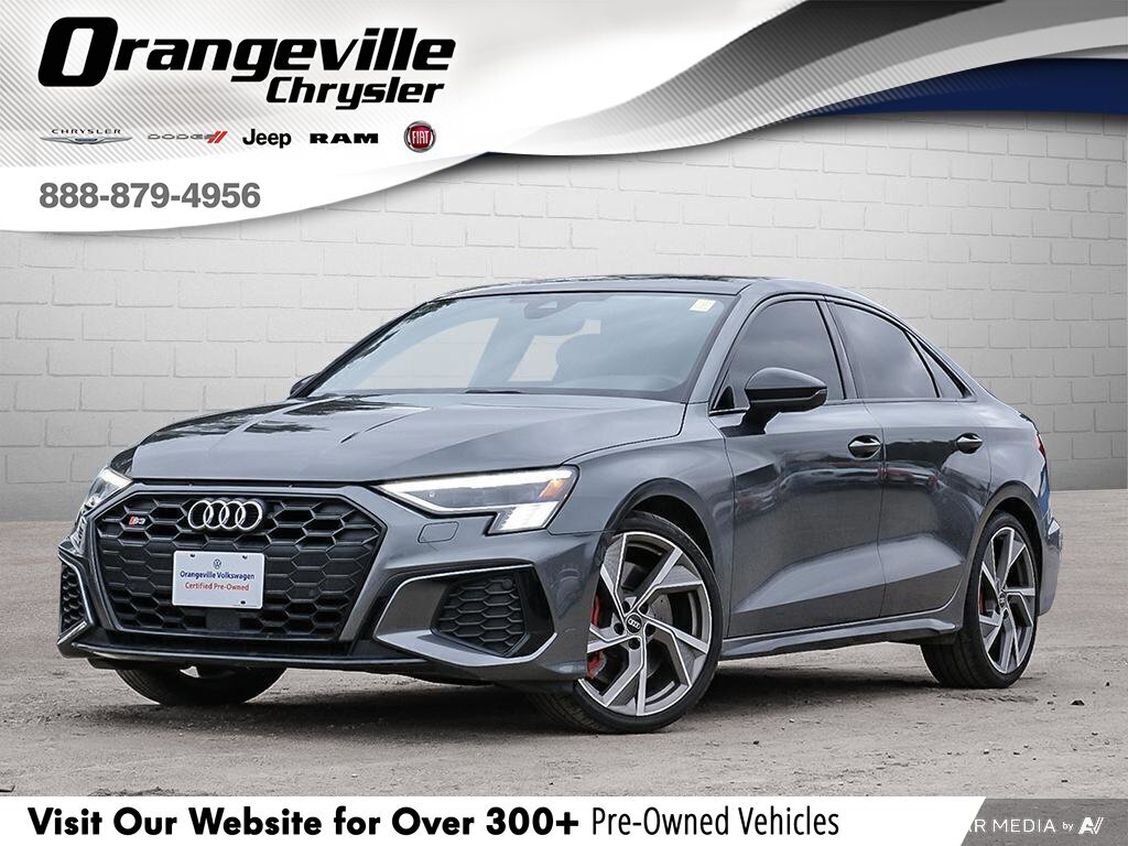 2022 Audi S3 Sedan TechnikDIGITAL DASH, QUATTRO AWD, LEATHER, SUNROOF