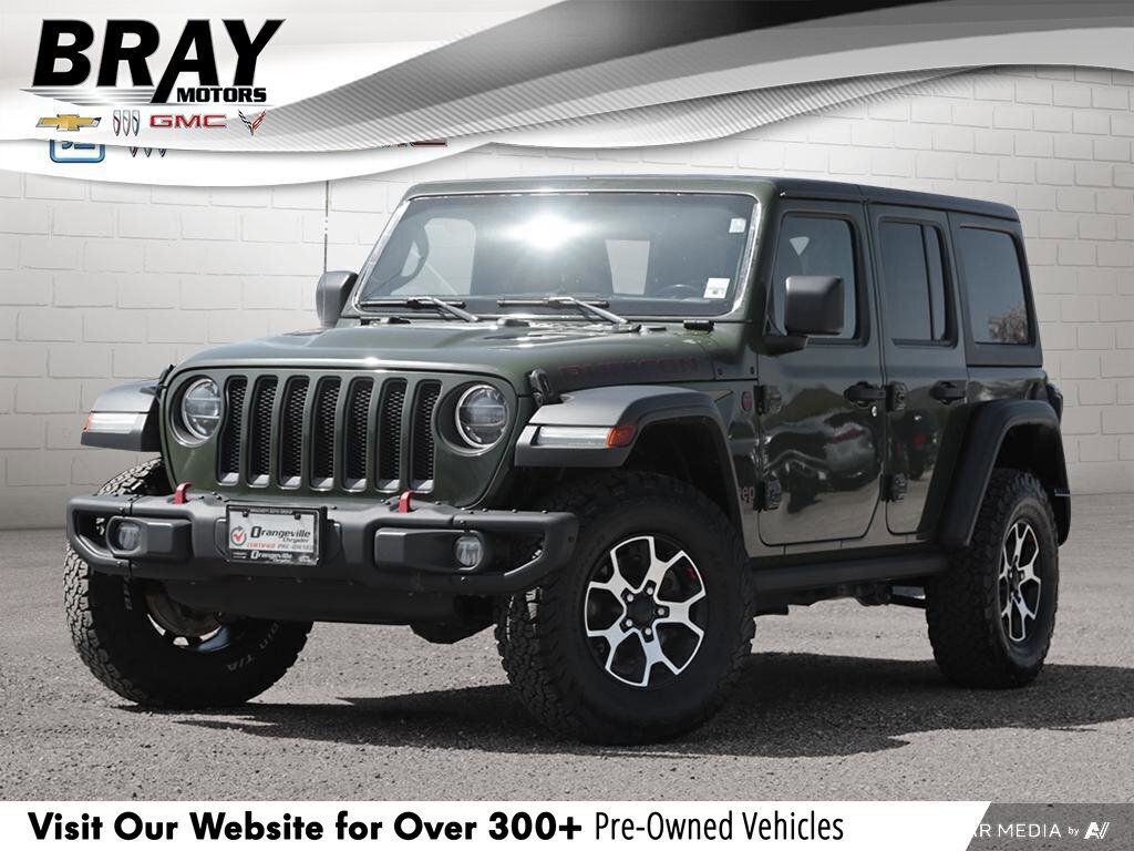 2021 Jeep Wrangler Unlimited RubiconRUBICON, V6, MANUAL, NAV, HTD CLO