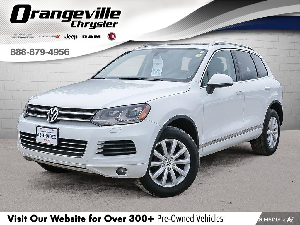 2013 Volkswagen Touareg 3.6L HighlineCERTIFIED AS-TRADED, HTD SEATS, BACKU