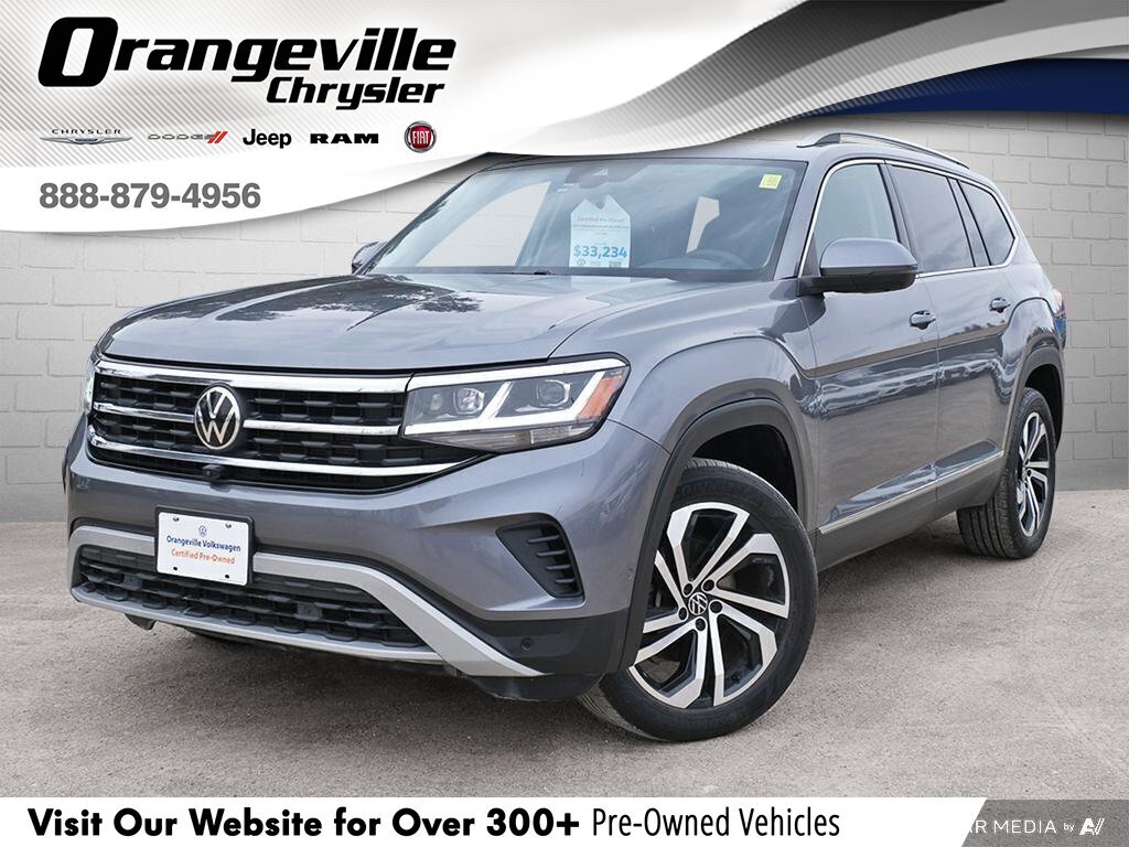 2021 Volkswagen Atlas ExeclineV6, HEATED / COOLED SEATS, SUNROOF, POWER 