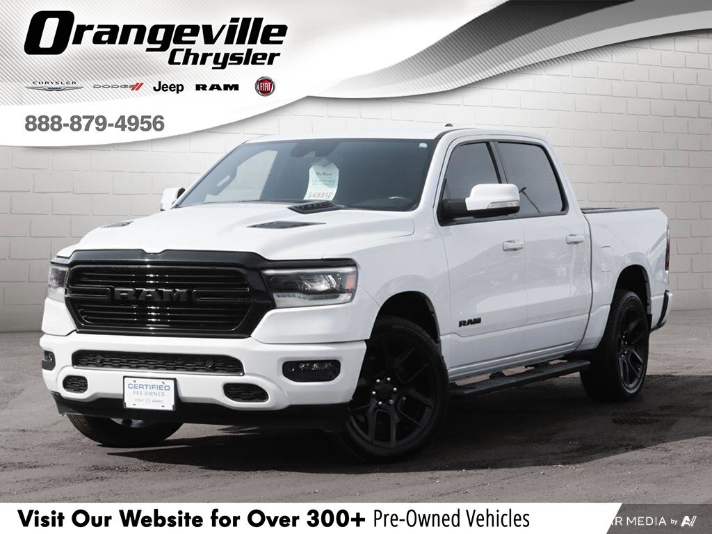 2022 Ram 1500 SportSPORT NIGHT, HEMI, CREW, 4X4, NAV, HEATED SEA