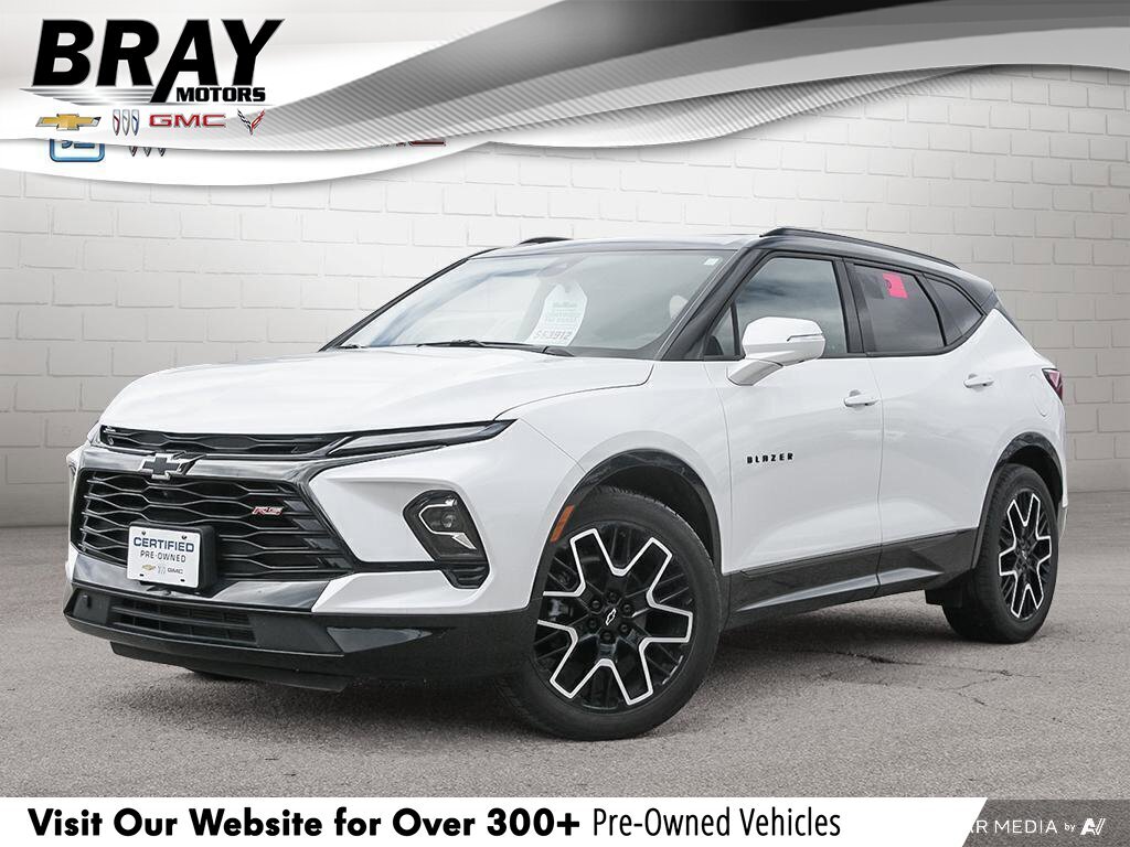 2024 Chevrolet Blazer RSRS AWD, V6, NAV, ROOF, HTD/COOL, GM COMPANY CAR!