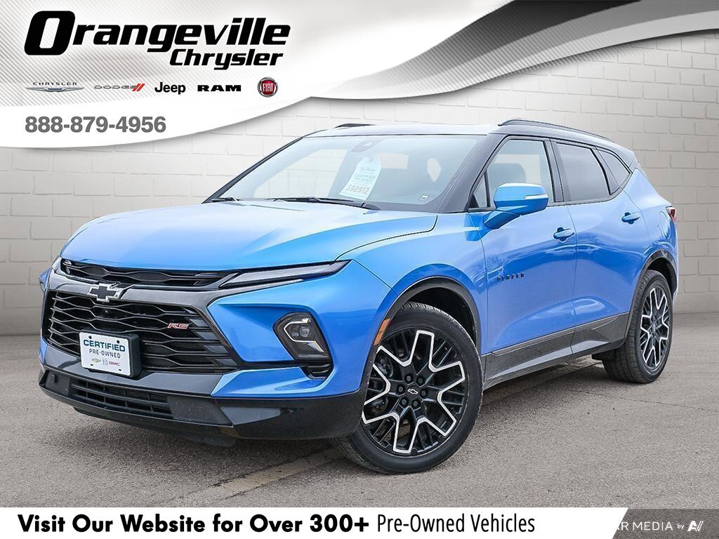 2024 Chevrolet Blazer RSRS AWD, V6, NAV, ROOF, HTD/COOL, COMPANY CAR!