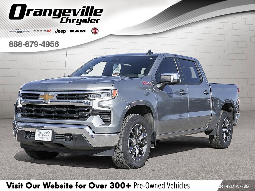 2023 Chevrolet Silverado 1500 LTLT, CREW, 4X4, DURAMAX, HTD LEATHER, 1-OWNER!