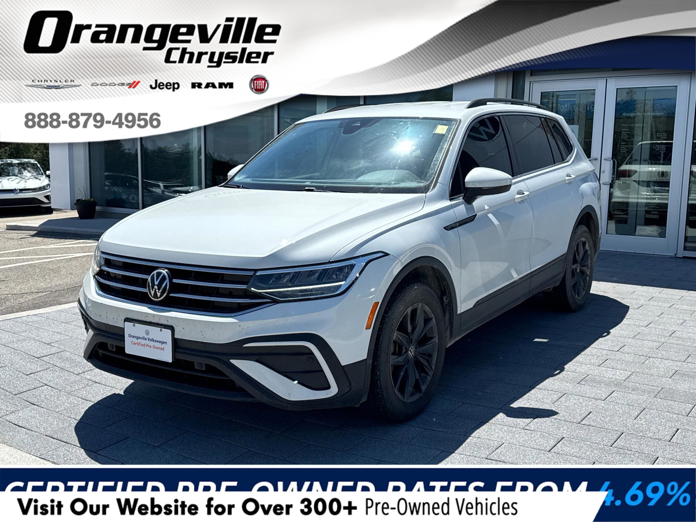 2023 Volkswagen Tiguan ComfortlineONE-OWNER, ACCIDENT-FREE, SUNROOF, ADAP
