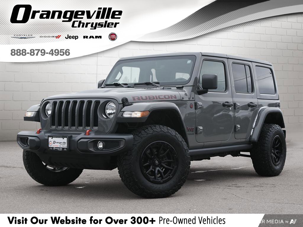 2021 Jeep Wrangler Unlimited RubiconRUBICON, 2.0T, NAV, HTD LEATHER, 