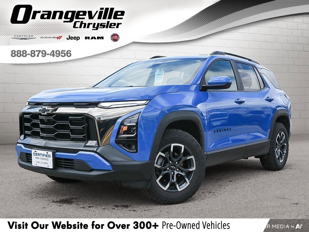 2025 Chevrolet Equinox AWD ACTIVACTIV, AWD, HEATED/COOLED, REMOTE START, 