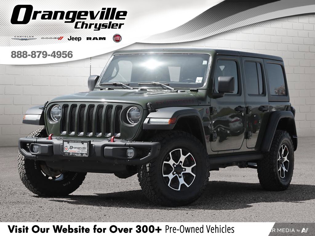 2021 Jeep Wrangler Unlimited RubiconRUBICON, V6, MANUAL, NAV, HTD CLO