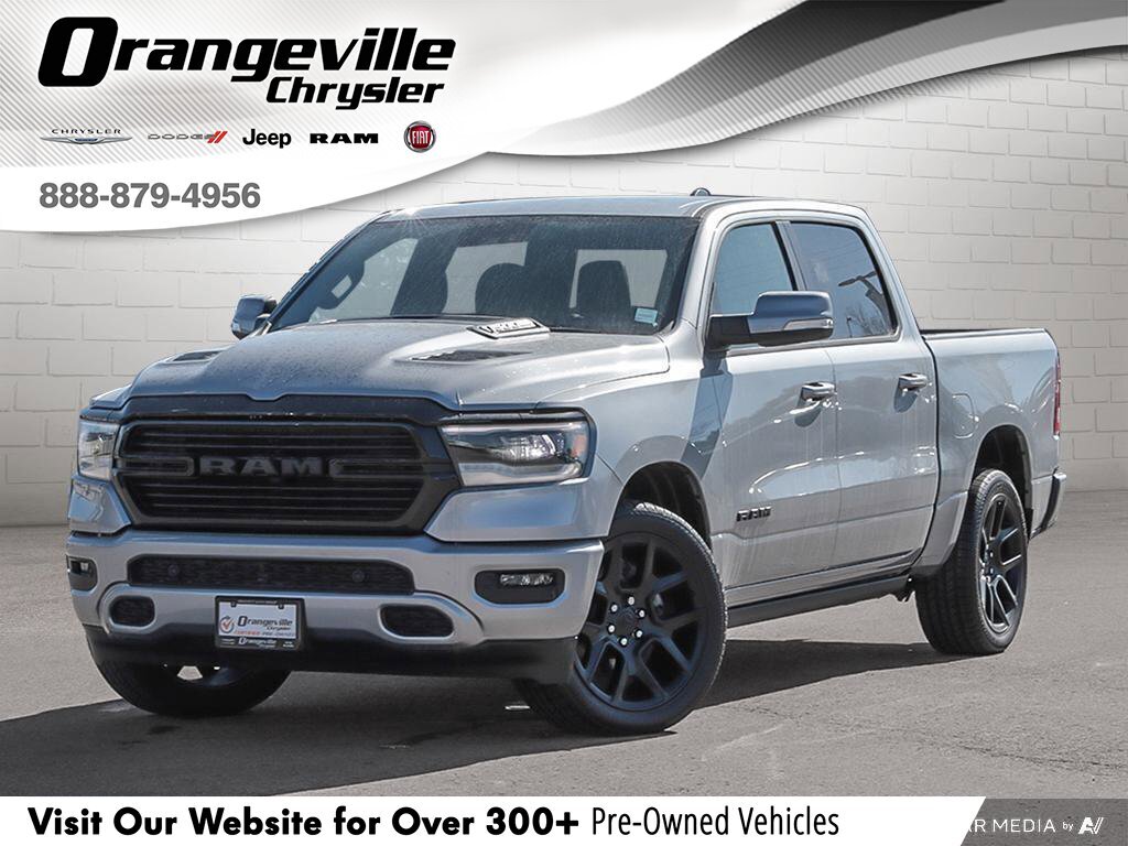 2022 Ram 1500 SportSPORT, CREW, HEMI, 4X4, NAV, HTD/COOL, 1-OWNE