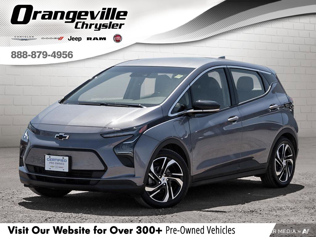 2023 Chevrolet Bolt EV 1LTLT, 416KM RANGE, HEATED CLOTH/WHEEL, 1-OWNER!
