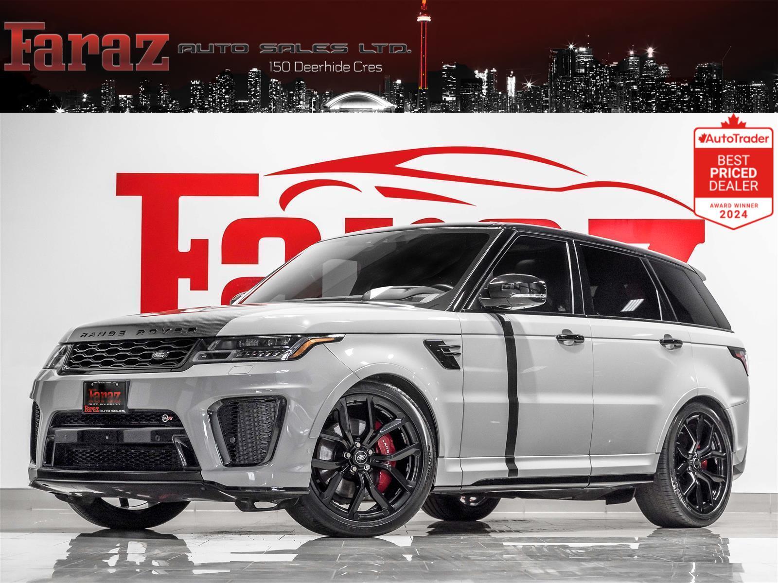 2021 Land Rover Range Rover Sport SVR|CARBON INTERIOR|ADAPT CRUISE|PARK ASSIST|HEADS