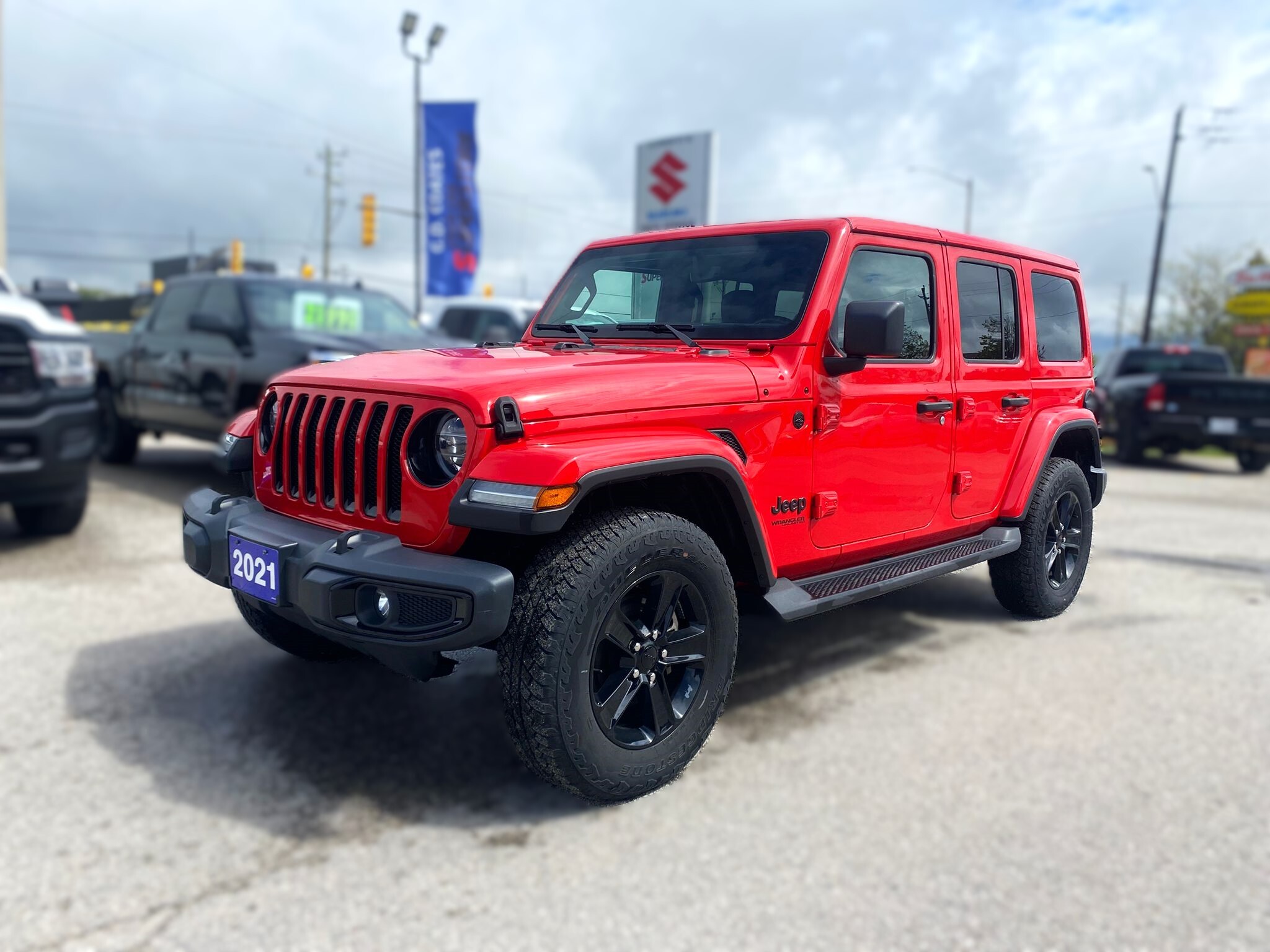 2021 Jeep Wrangler Unlimited Sahara Altitude 4x4 ~Nav ~Cam ~Leather