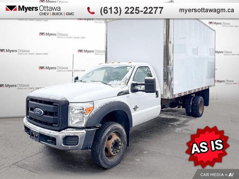 2015 Ford F-550 XLT  AS IS- DIESEL, DUALLY, 16 CUBE VAN 