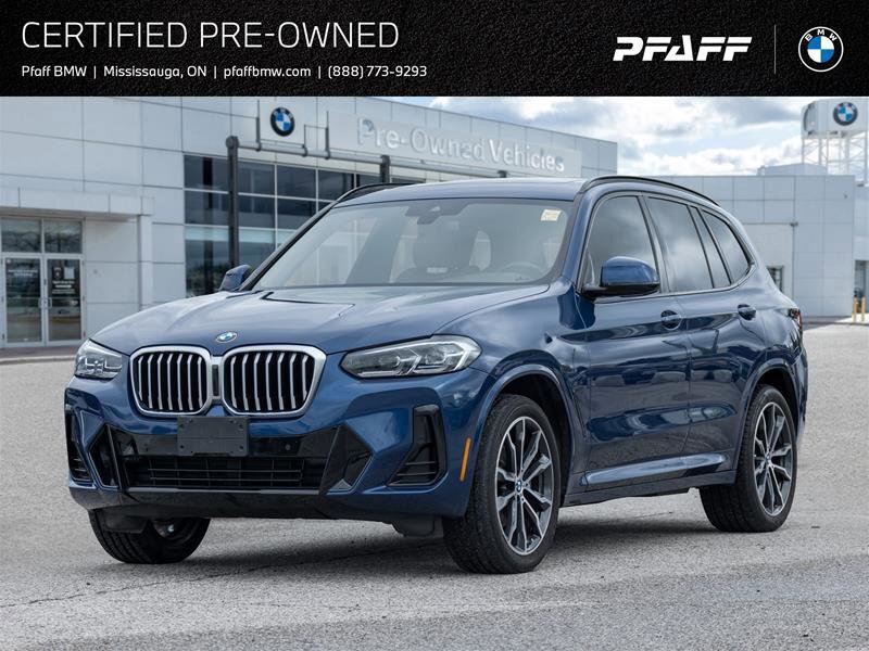 2022 BMW X3 PremEssential/MSport/CleanCarfax/ServRecs/OneOwner