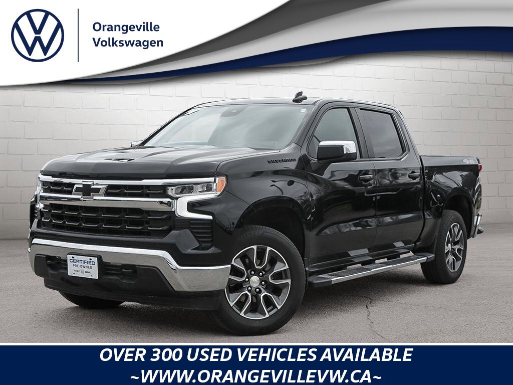 2023 Chevrolet Silverado 1500 LTLT, CREW, 4X4, 5.3L, HEATED CLOTH BUCKETS, 1-OWN