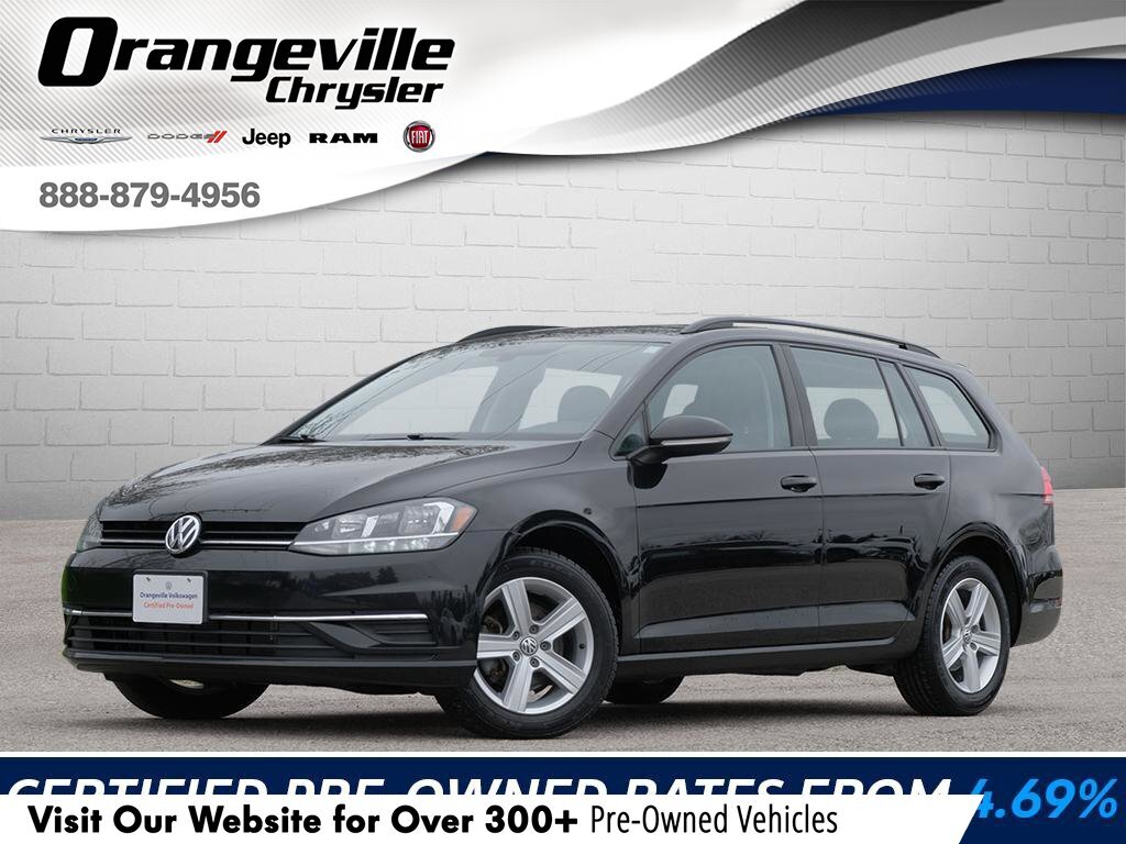 2019 Volkswagen Golf SportWagen 1.8 TSI ComfortlineAWD, ACCIDENT-FREE, APPLE CARPL