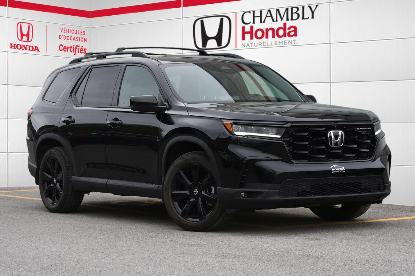 2025 Honda Pilot BLACK EDITION / 1 proprio / remorquage 5000 lbs /
