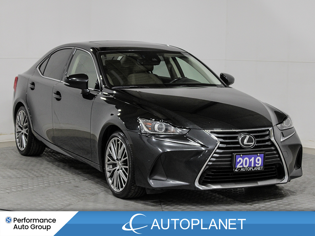2019 Lexus IS 300 AWD, Navi, Sunroof, Heated Seats, Bluetooth!
