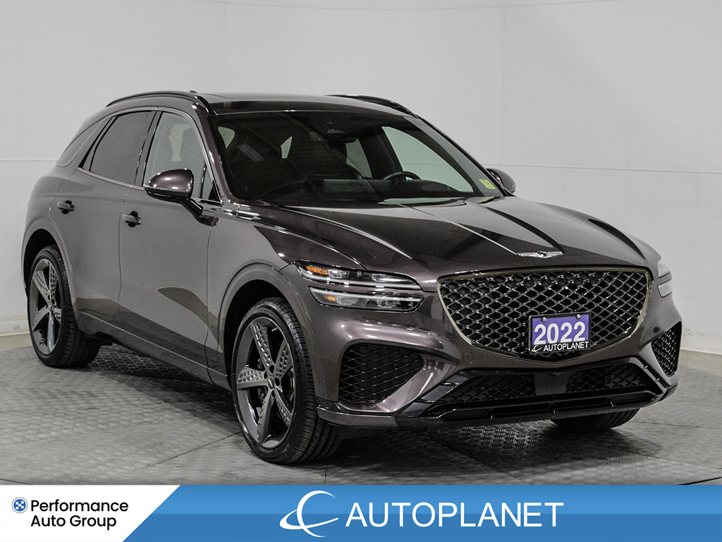 2022 Genesis GV70 3.5T Sport AWD, Twin Turbo, Heads Up Display!