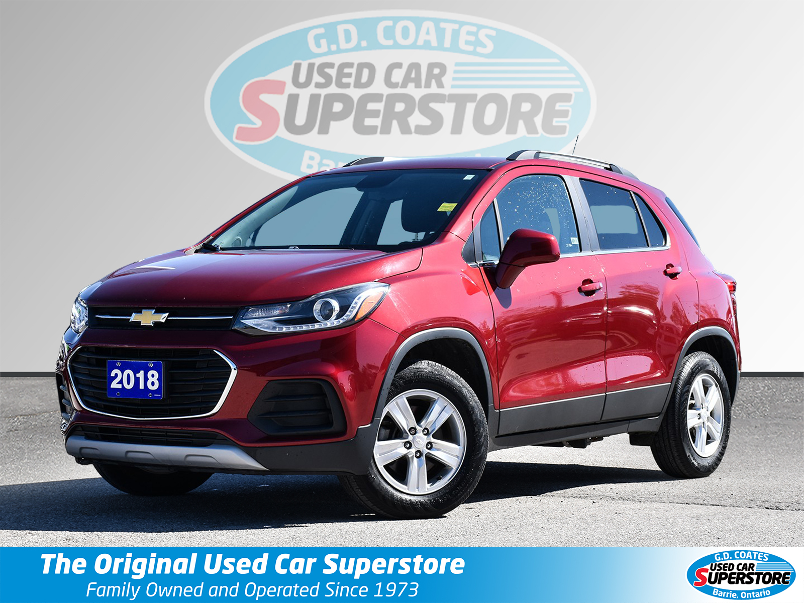 2018 Chevrolet Trax LT AWD ~Bluetooth ~Camera ~Alloys ~A/C ~LOW KM!