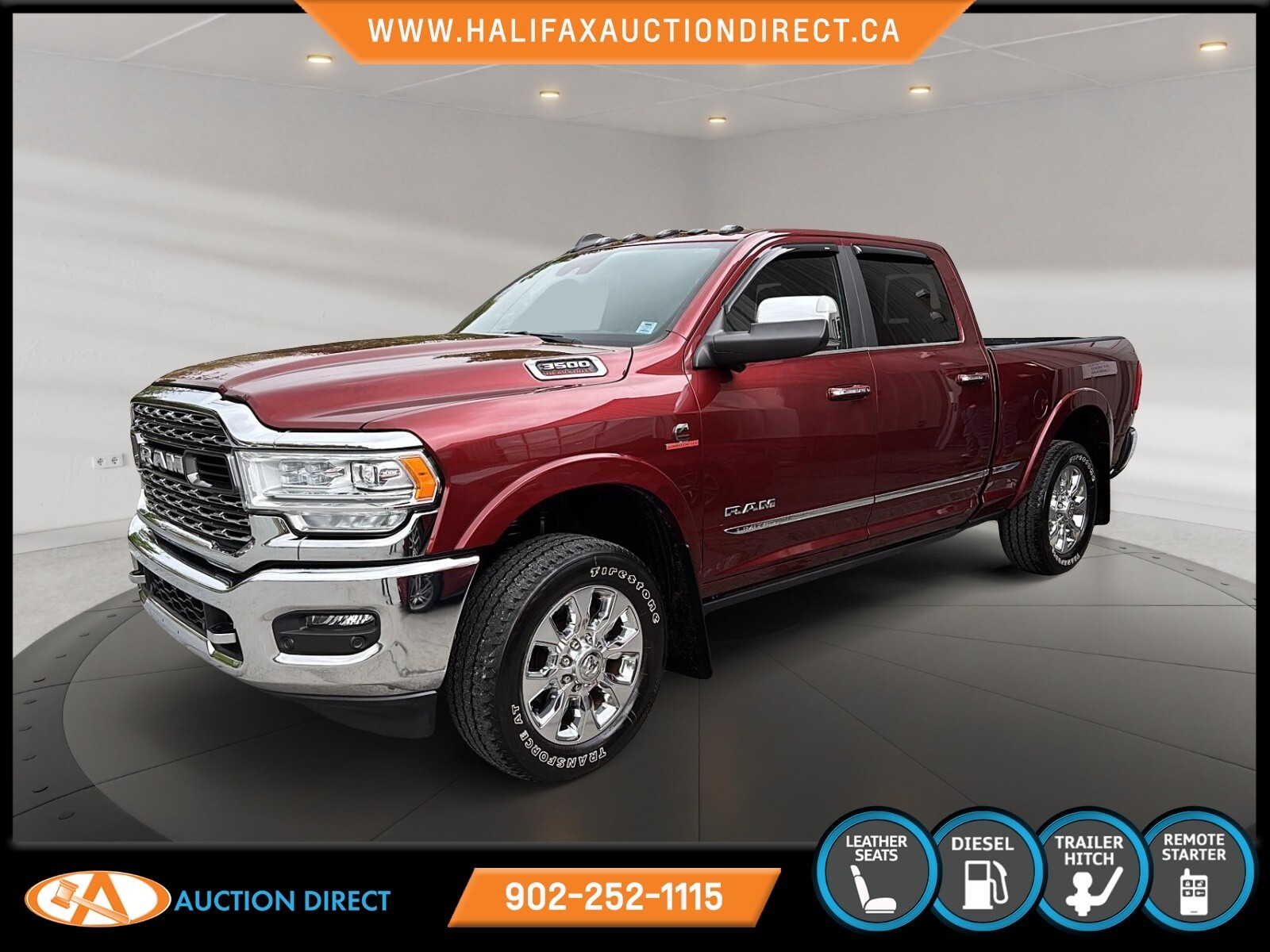 2021 Ram 3500 Limited DIESEL! LEATHER! SUNROOF! FINANCE NOW!